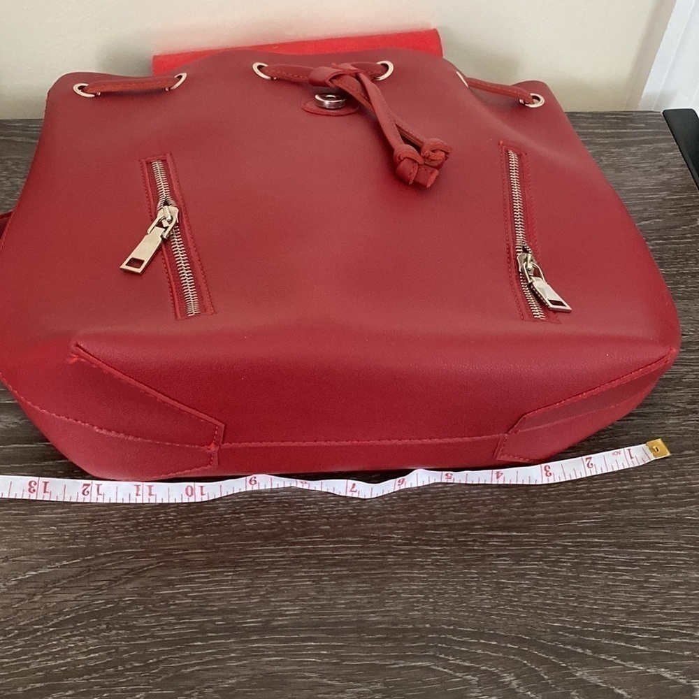 Cherry Red Women’s Drawstring Backpack - image 6